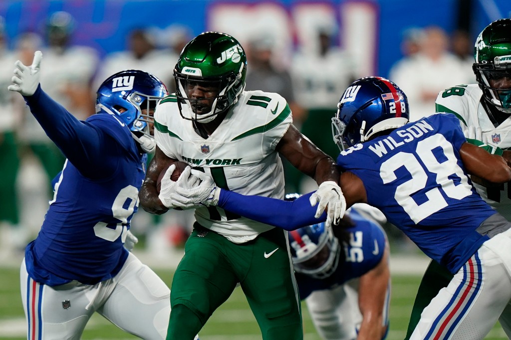 Jets add to why Denzel Mims didn’t play versus
Patriots 1
