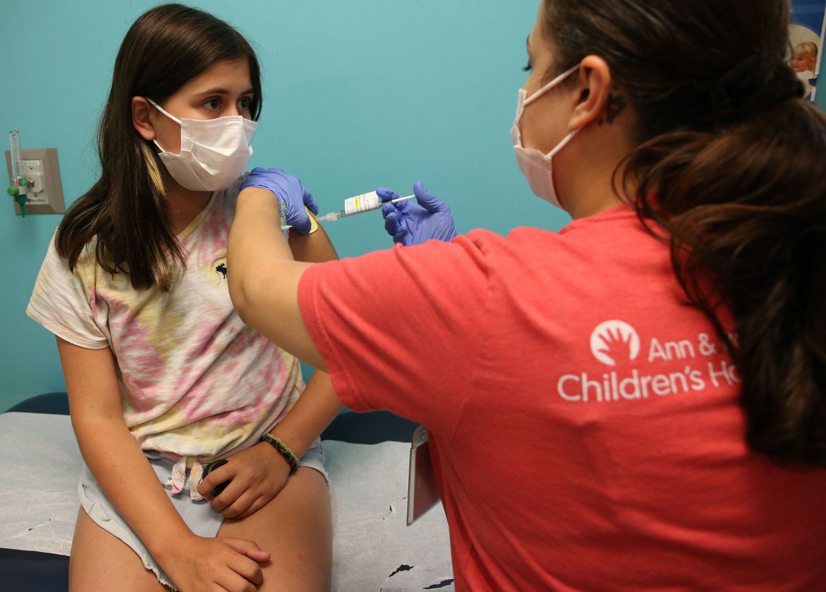 Meet some of the kids volunteering in a Chicago COVID-19
vaccine trial: A ‘beacon of hope’ as cases in children surge
nationwide 1 Meet some of the kids volunteering in a Chicago COVID-19
vaccine trial: A ‘beacon of hope’ as cases in children surge
nationwide 1