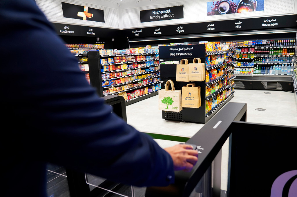 No cashiers, please: Futuristic supermarket opens in
Mideast 1