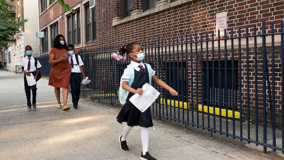 New York City to conduct weekly COVID-19 tests in
schools 1