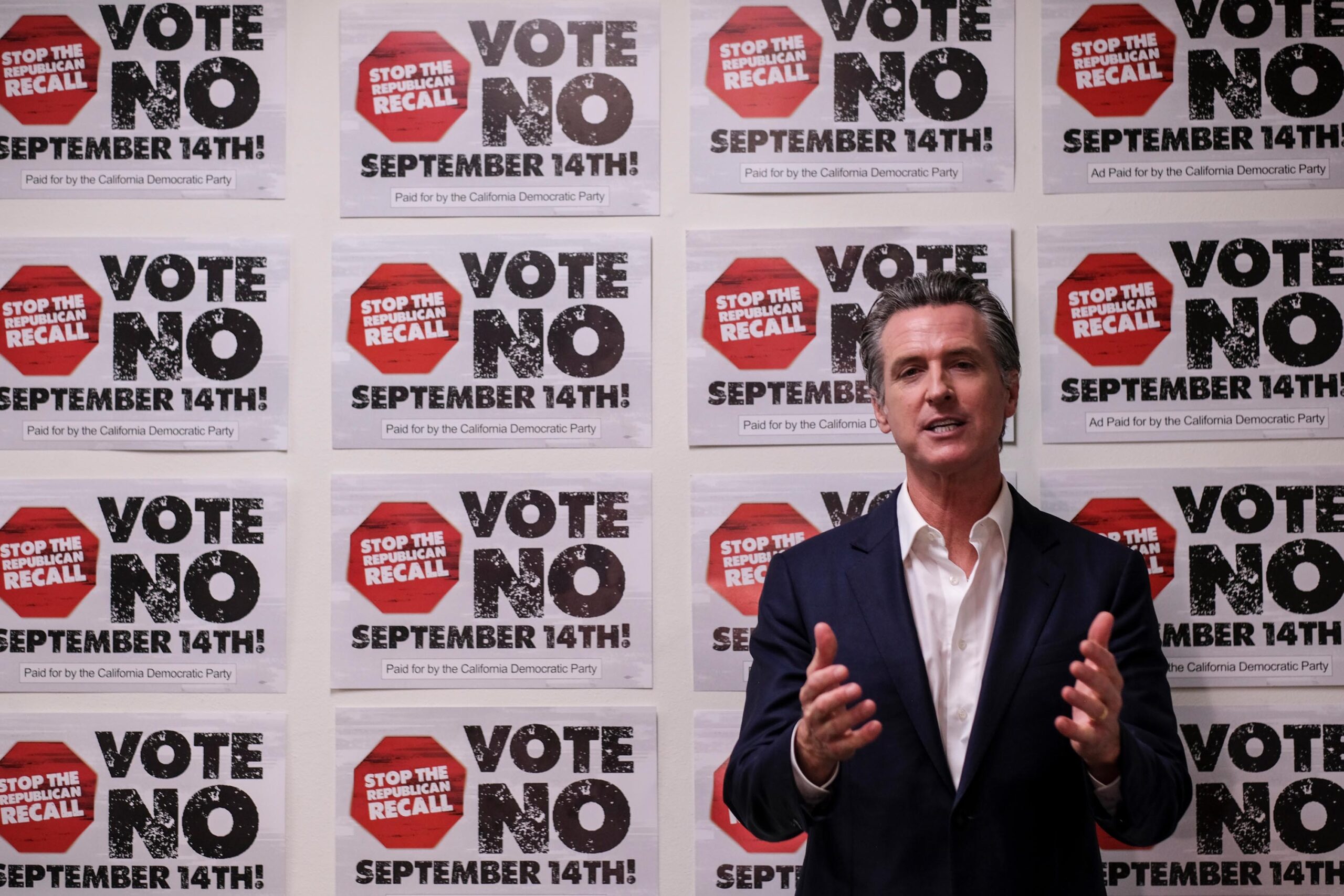 Polls are open in California recall election 1 Polls are open in California recall election 1
