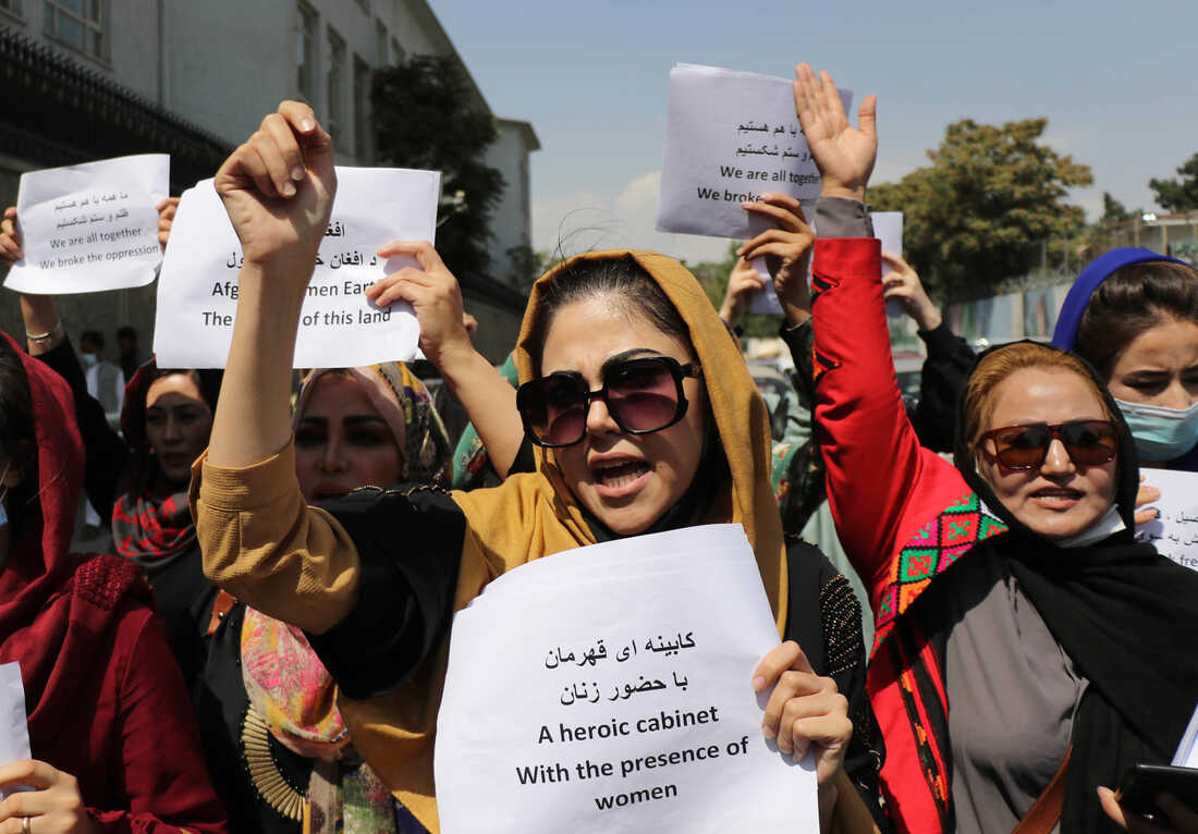 Photos: Afghan Women Are Protesting For Their Rights 1