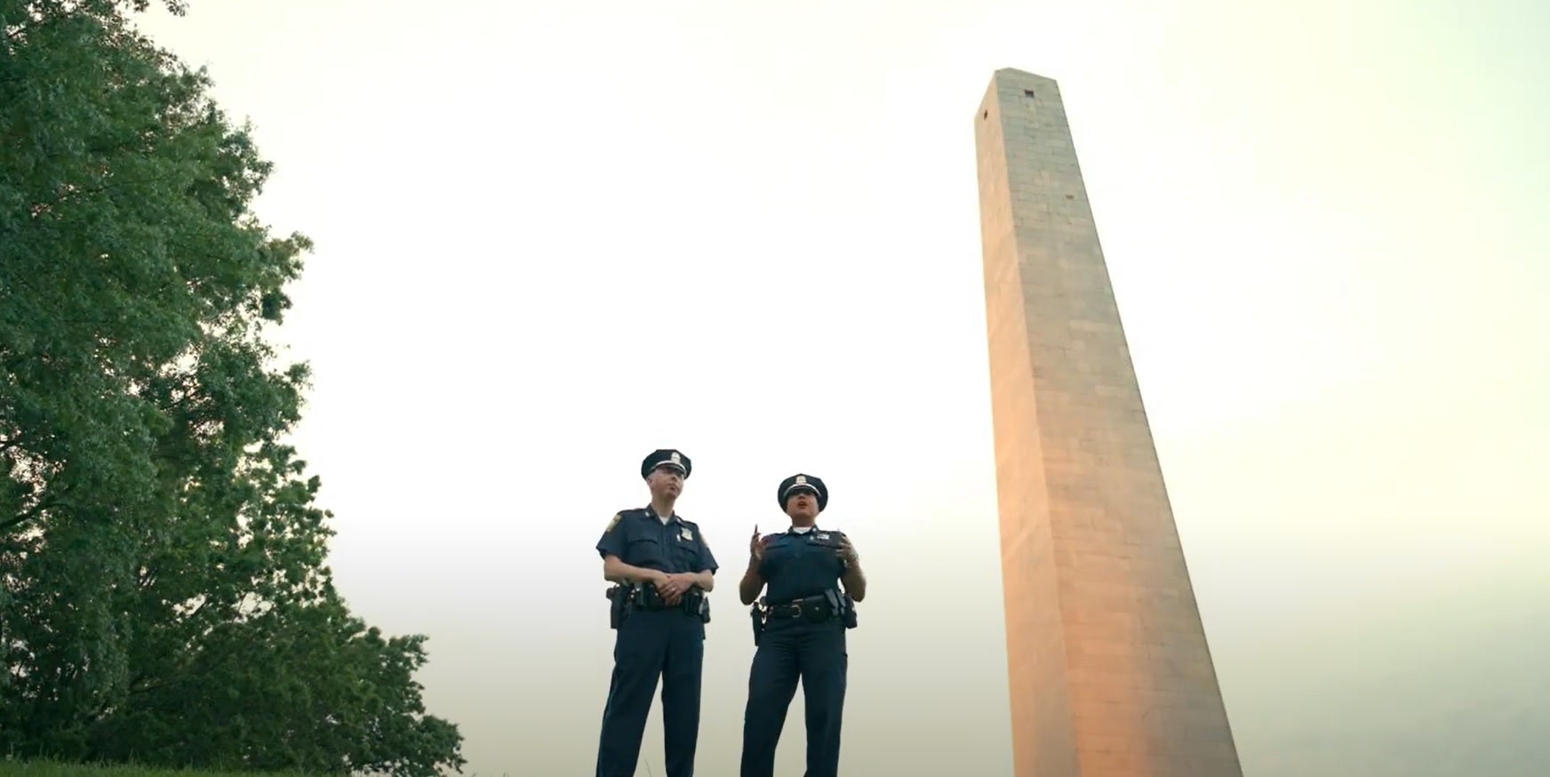 WATCH: BPD officers sing ‘Star Spangled Banner’ in 9/11
tribute 1