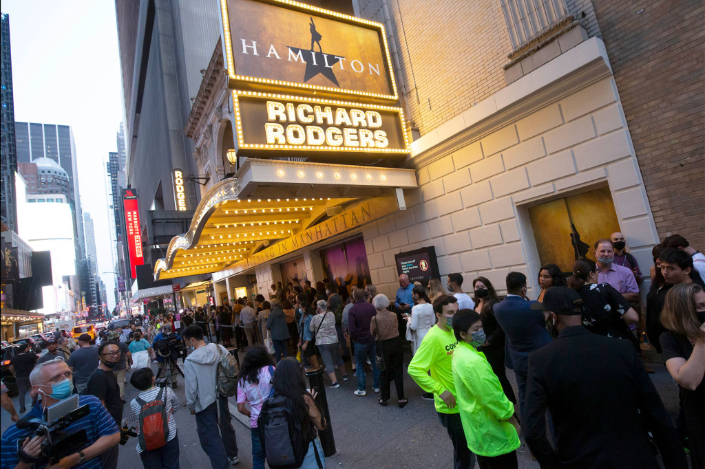 Broadway’s biggest hits reopen to massive standing ovations
and jubilation 1