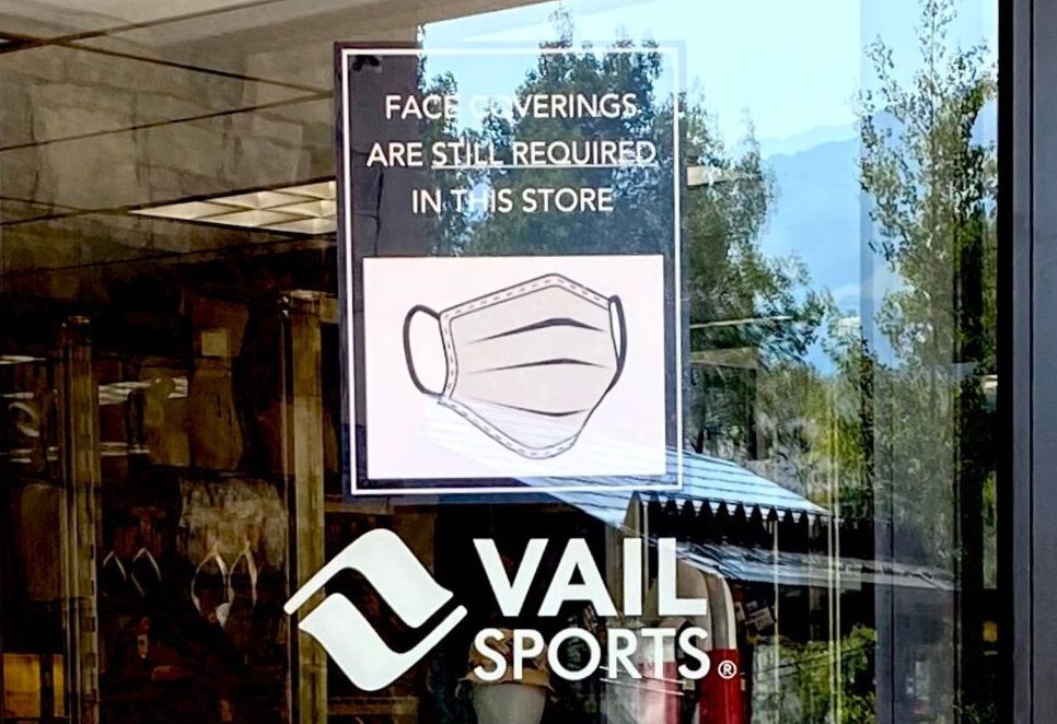 Vail Resorts goes back to mask requirement indoors for all
customers, staff at all locations 1
