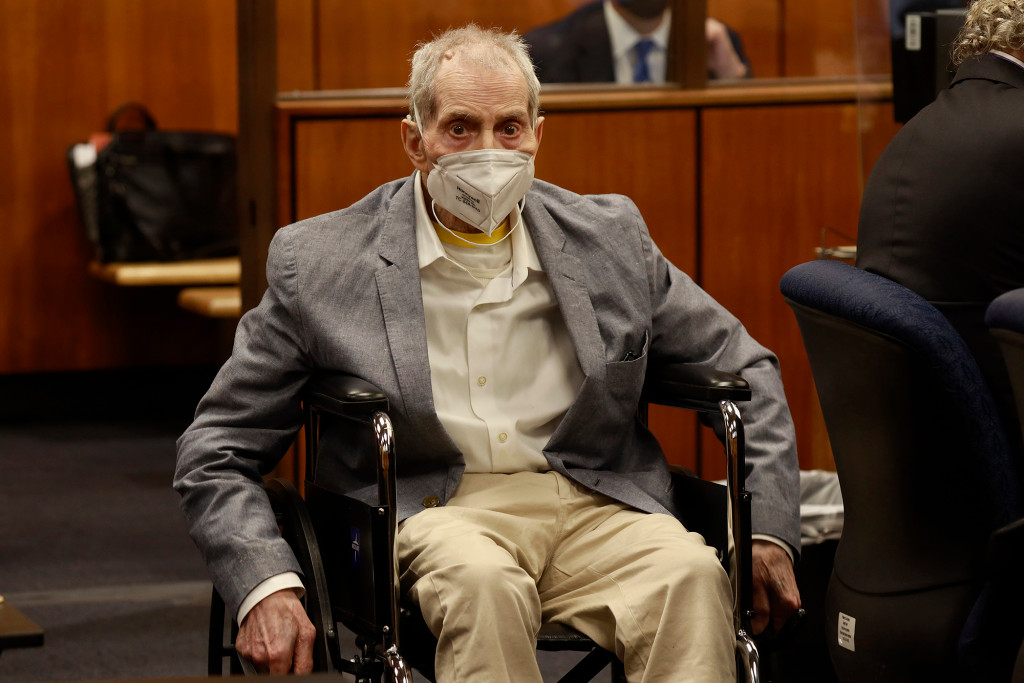 Closing arguments in Robert Durst murder trial include
creepy latex mask 1