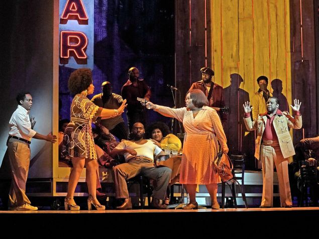 Premiere of ‘Fire Shut Up in My Bones’ Sets the Reopened Met
Ablaze 1