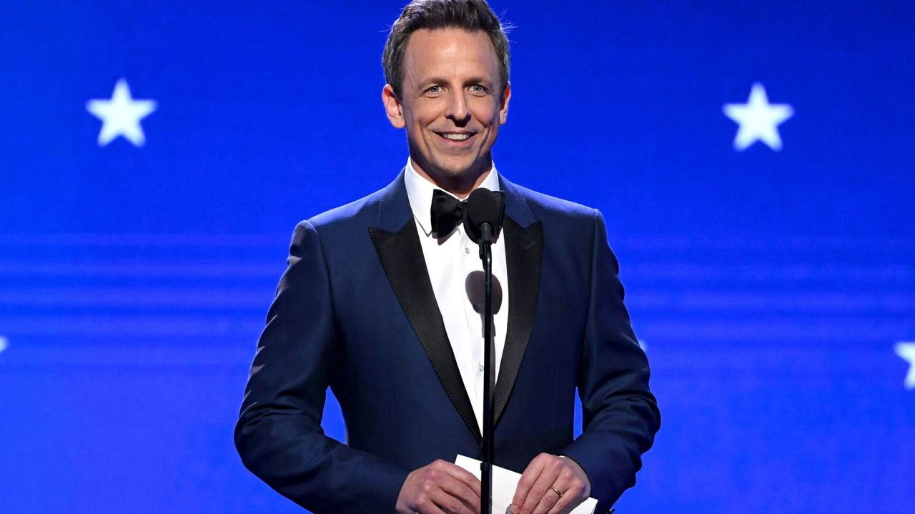 Seth Meyers updates Billy Joel's classic: 'Actually We Did
Start the Fire' 1