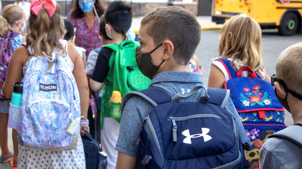 COVID-19 cases in Long Island school districts, according
to NY's Report Card system 1
