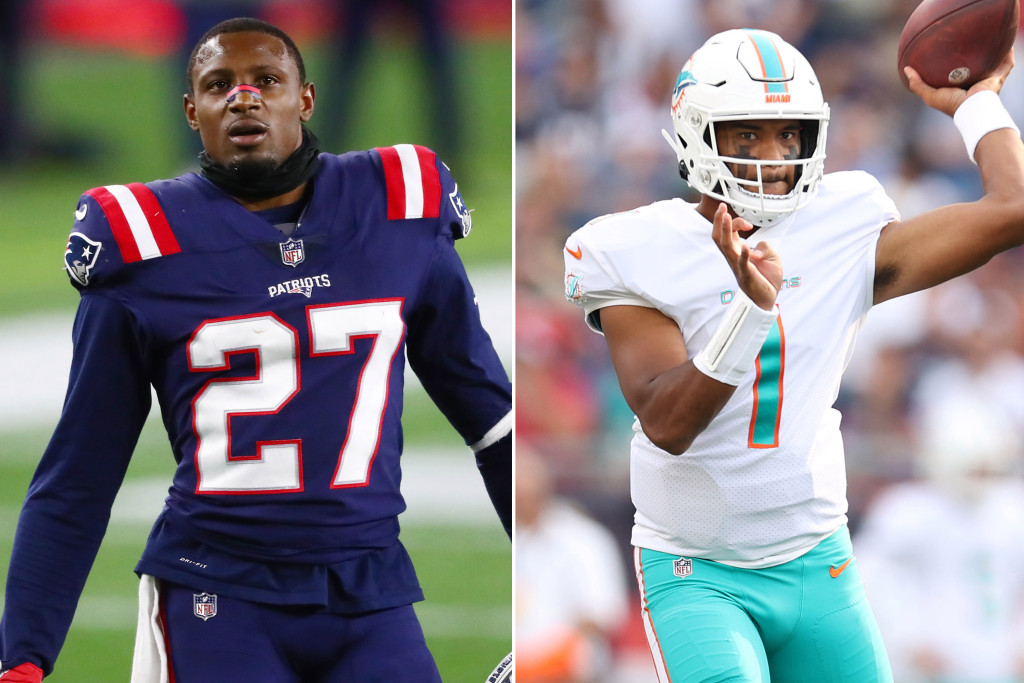 Patriots’ J.C. Jackson not impressed by Tua Tagovailoa after
loss to Dolphins 1