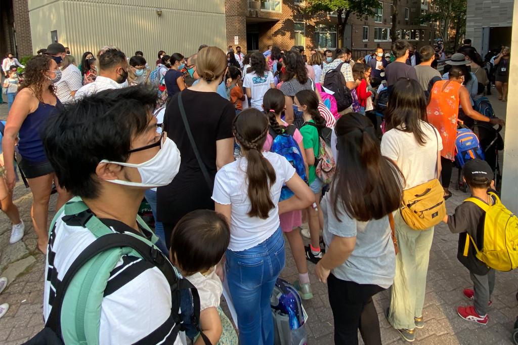 De Blasio can’t say how many NYC kids were in school on the
first day of classes 1
