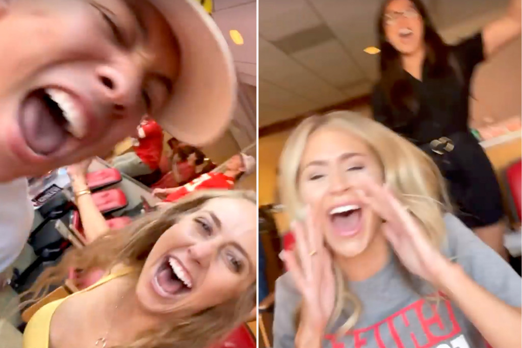 Patrick Mahomes’ fiancee was on emotional rollercoaster
during Chiefs opener 1