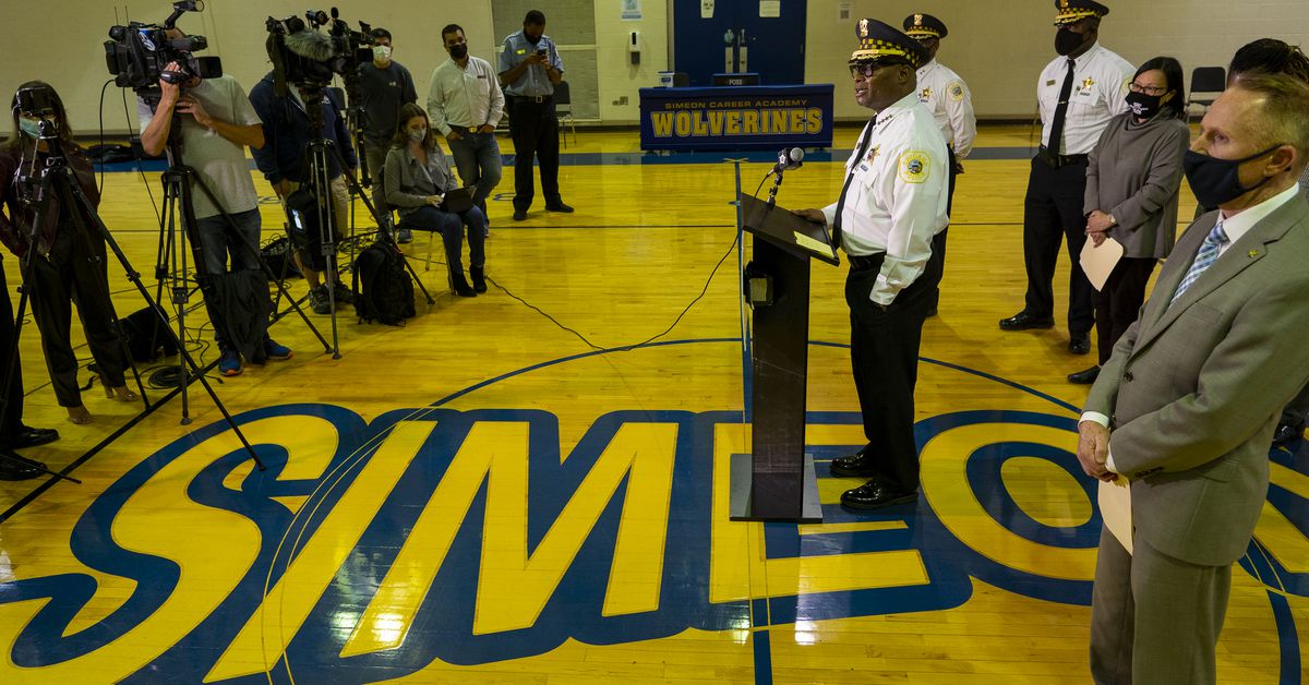 Man charged with misdemeanor for alleged threats against
Simeon, other CPS schools 1