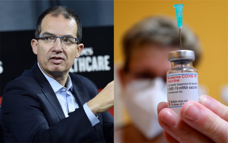Harvard Doctors Protest at Moderna CEO's Home Over Lack of
Vaccine Access 1