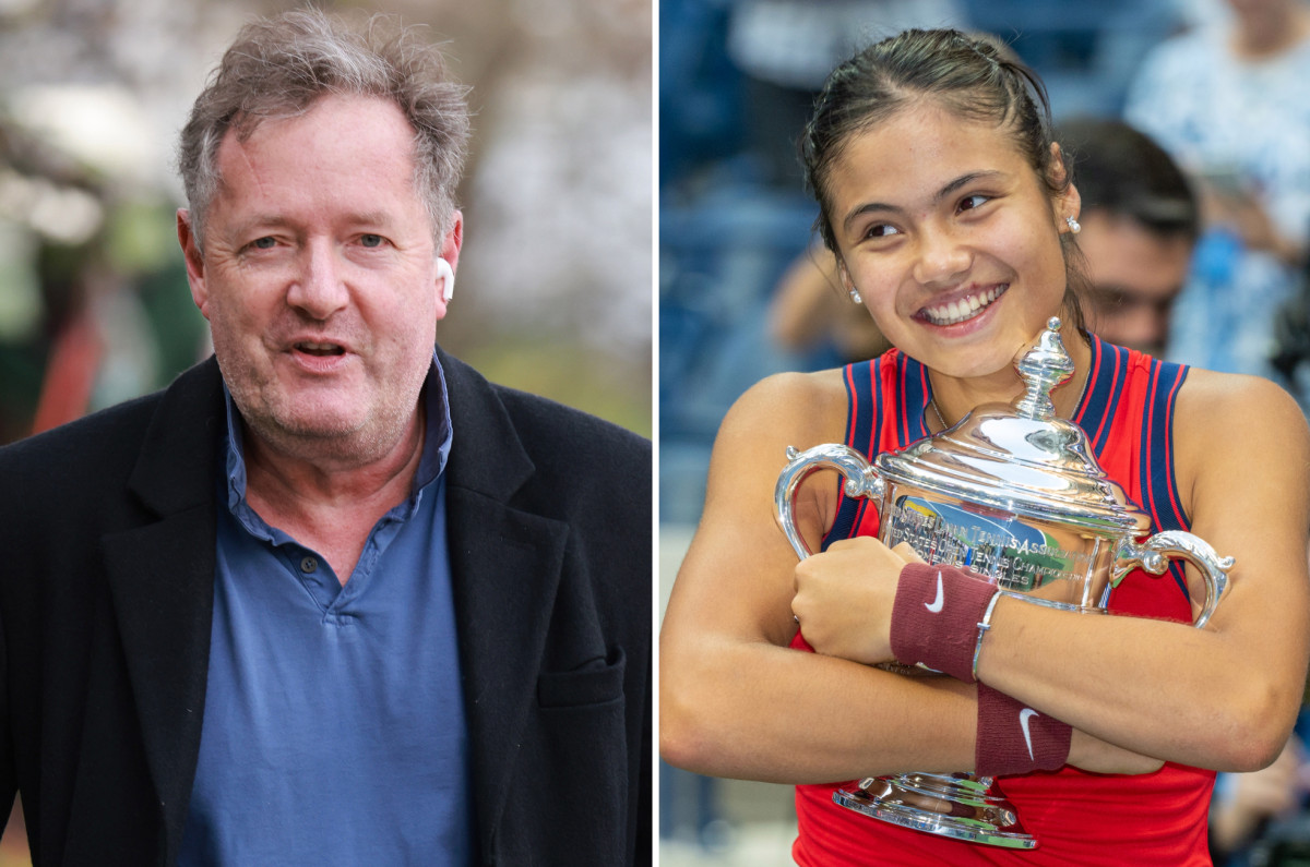 Piers Morgan accused of seeking credit for Emma Raducanu’s
US Open win 1