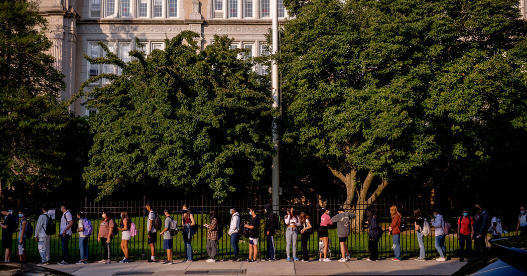 With Masks On or Off, Schools Try to Find the New
Normal 1