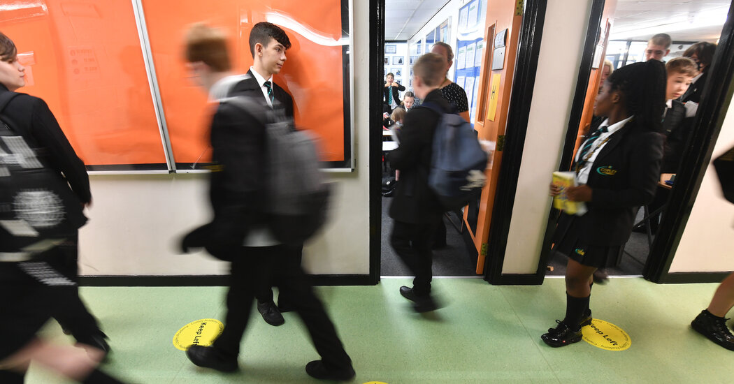 English Schools Drop Mask Mandates, but Questions Rise Along
With Cases 1