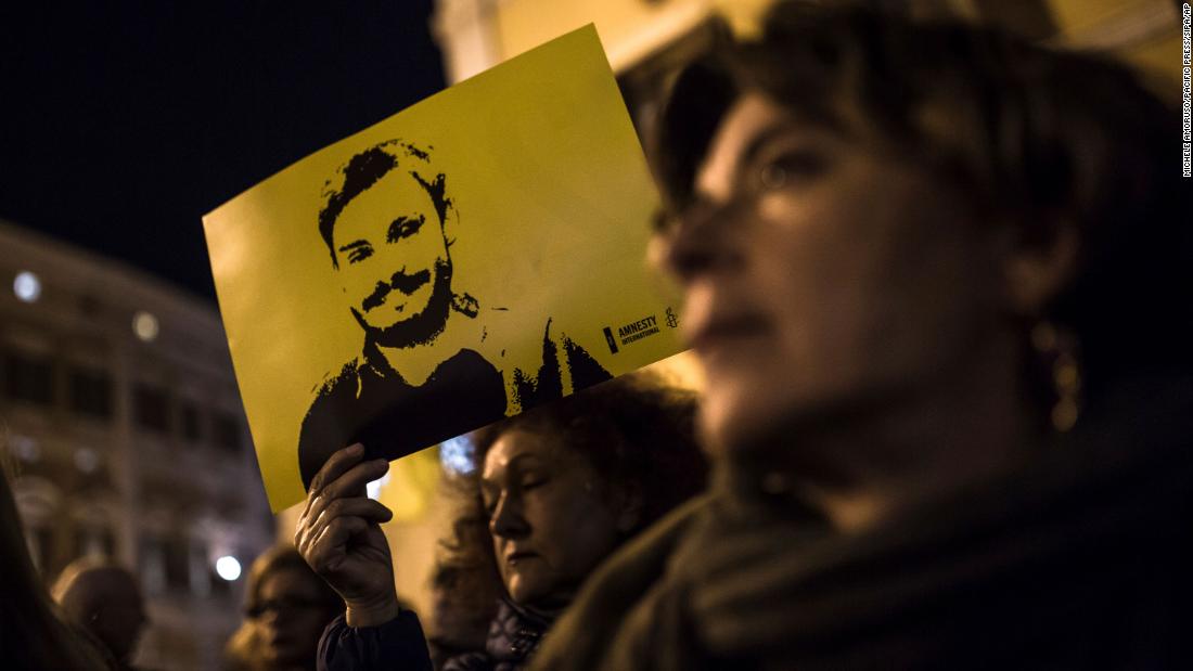 Four Egyptian officers stand trial in Italy over Regeni
murder 1