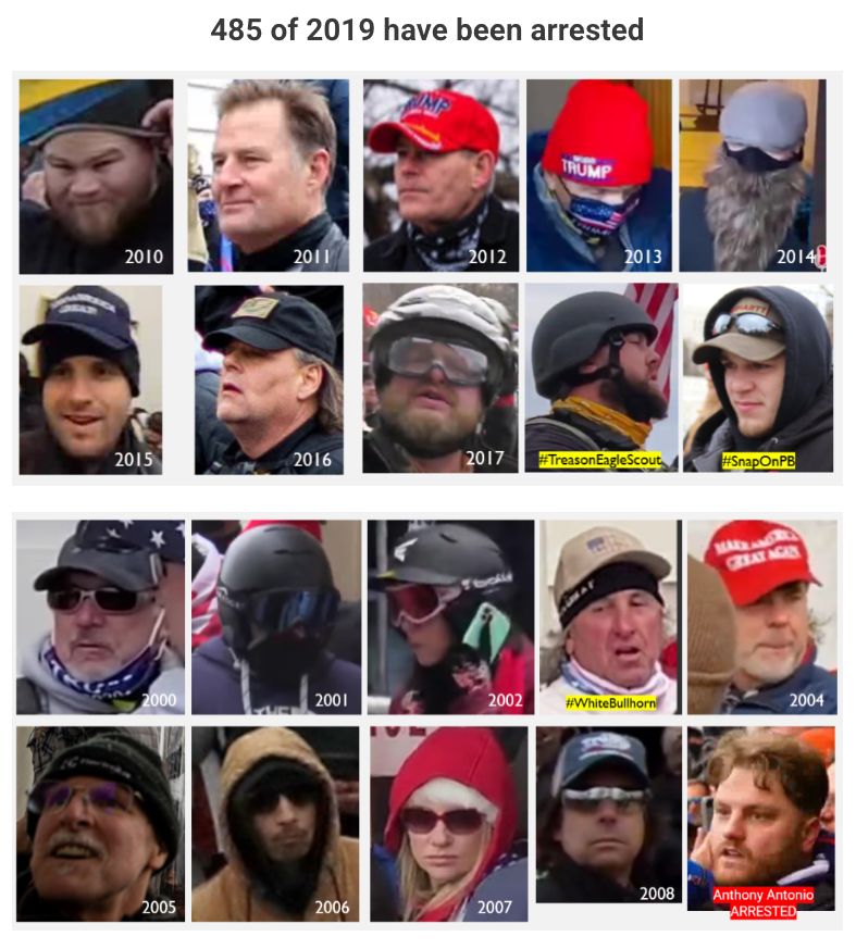 The Feds Have Made 625+ Capitol Riot Arrests. They Still
Have A Long Way To Go. 1