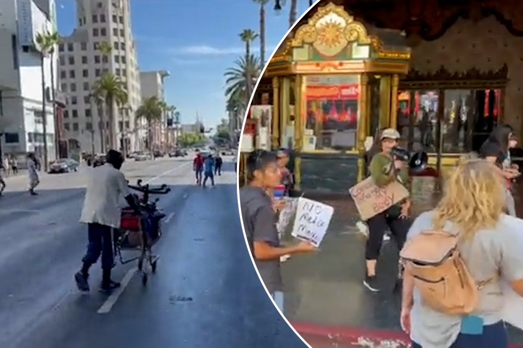 Homeless man shuts down anti-vax protesters in viral
video 1