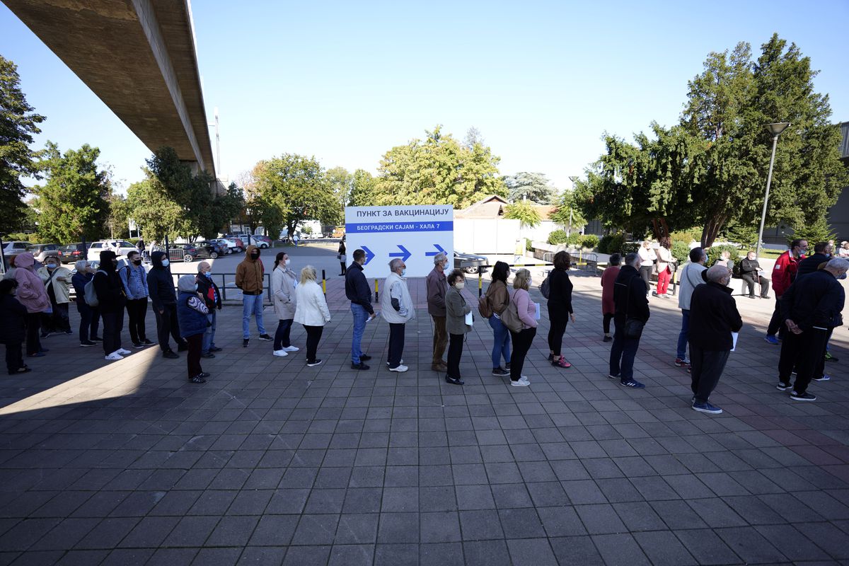 Russians flock to Serbia for Western-made COVID-19
vaccines 1 Russians flock to Serbia for Western-made COVID-19
vaccines 1