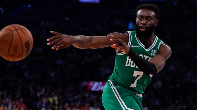 ‘I could hear my heartbeat’: Jaylen Brown scores 46 in
return from COVID-19 1