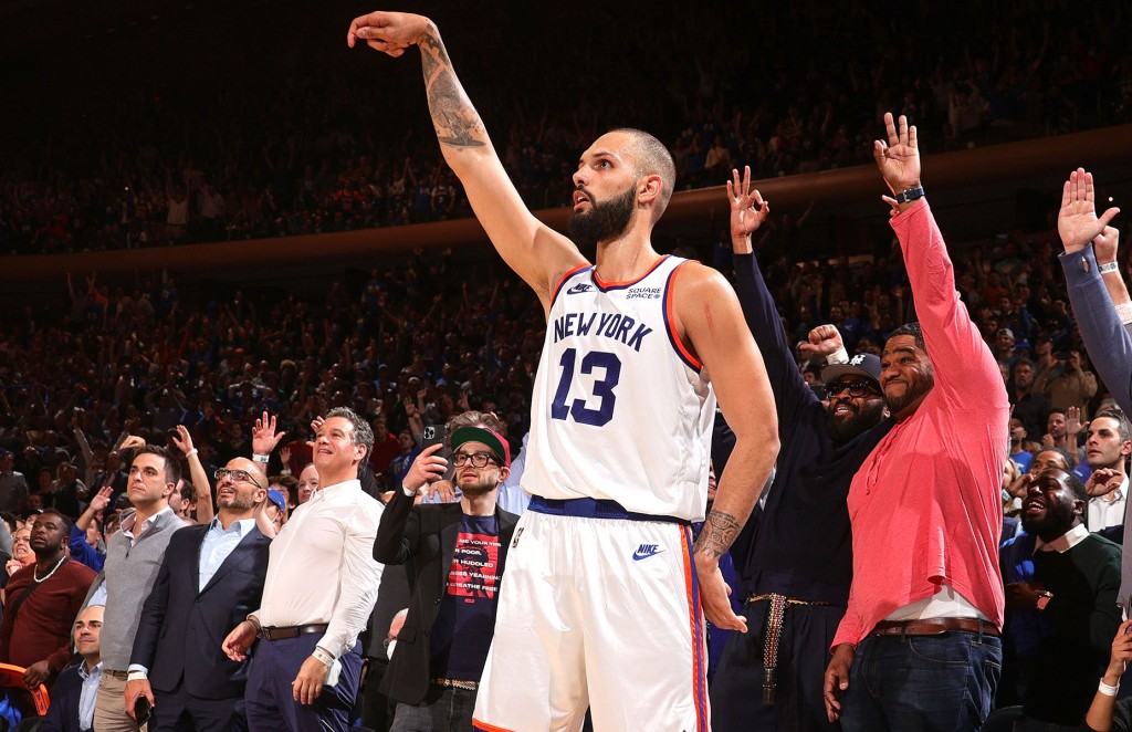 Knicks capture thrilling double-OT win over rival Celtics in
opener 1
