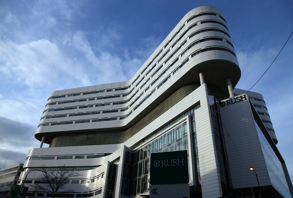 Illinois hospital systems losing hundreds of workers because
of COVID-19 vaccine mandates 1 Illinois hospital systems losing hundreds of workers because
of COVID-19 vaccine mandates 1
