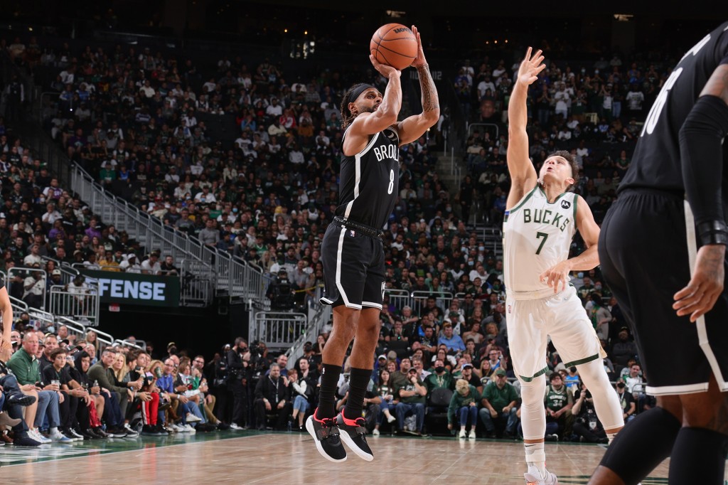 Patty Mills’ 3-point shooting one of few bright spots in
Nets opening loss 1 Patty Mills’ 3-point shooting one of few bright spots in
Nets opening loss 1