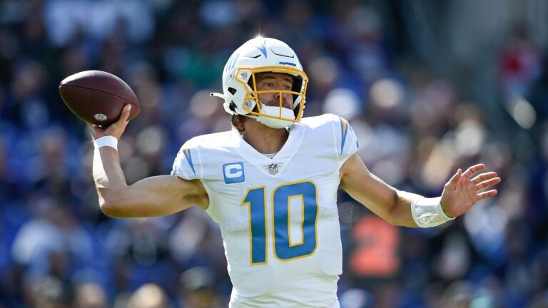 These aren’t the same Chargers the Patriots beat, 45-0, last
season 1