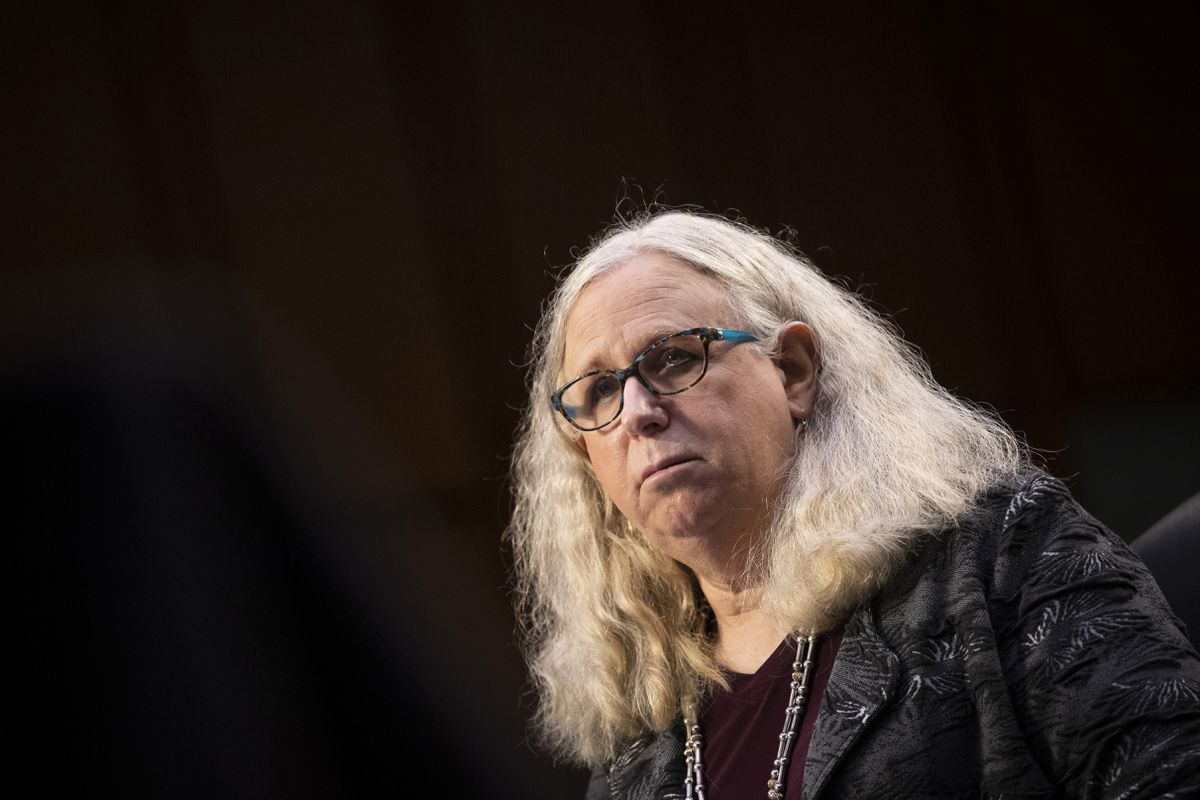 Rachel Levine, nation’s highest-ranking openly transgender
official, sworn in as four-star admiral 1 Rachel Levine, nation’s highest-ranking openly transgender
official, sworn in as four-star admiral 1
