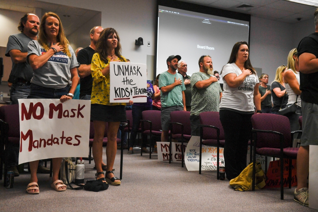 Douglas County’s new health department may let students cast
off masks in school 1