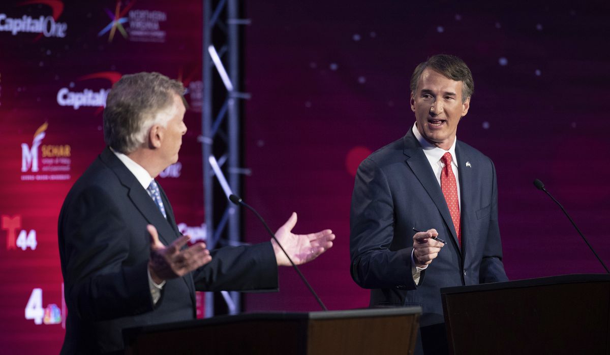 Va. governor's race dominated by COVID-19 vaccine
mandates 1