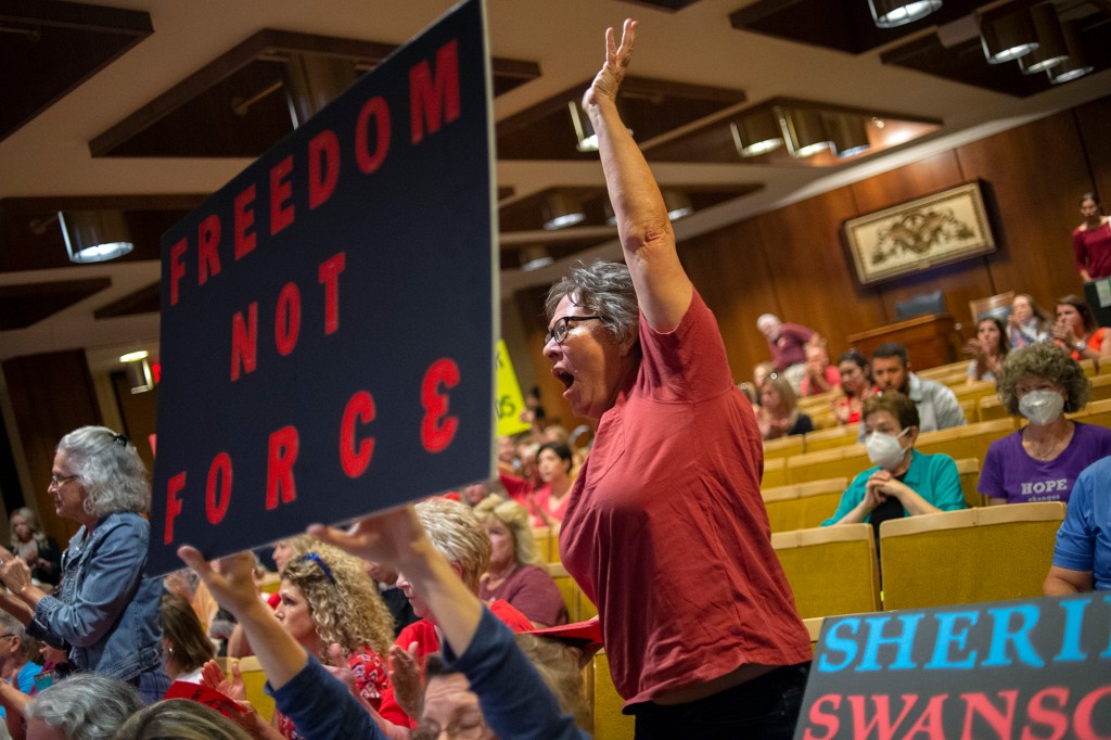 Parents in Michigan sue to stop AG Garland going after them
over protests 1
