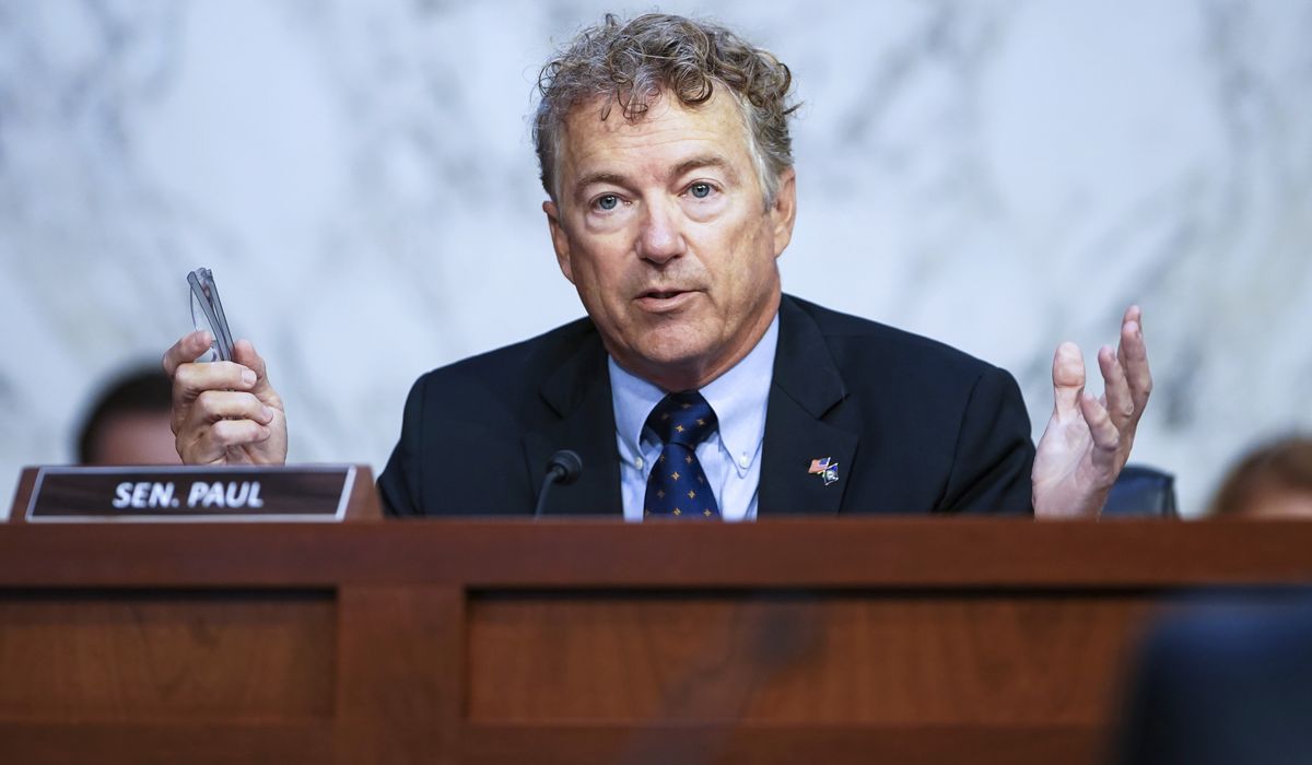 Rand Paul prods Xavier Becerra to apologize to COVID-19
survivors for 'flat-earthers' crack 1