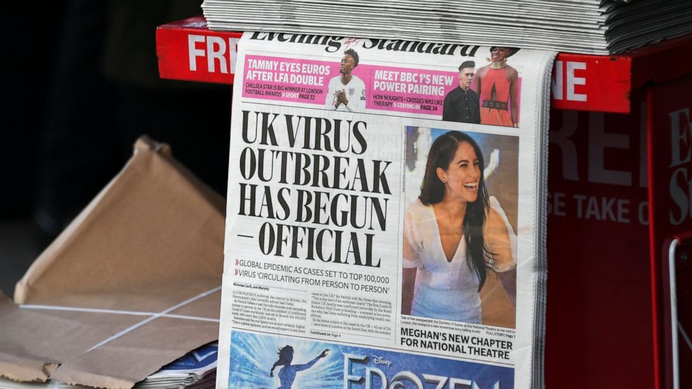 Report concludes UK waited too long for virus
lockdown 1