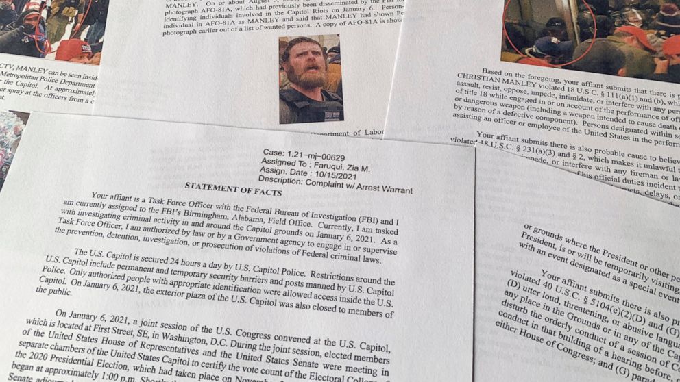 Authorities arrest Alabama man in Alaska after Jan. 6
riot 1