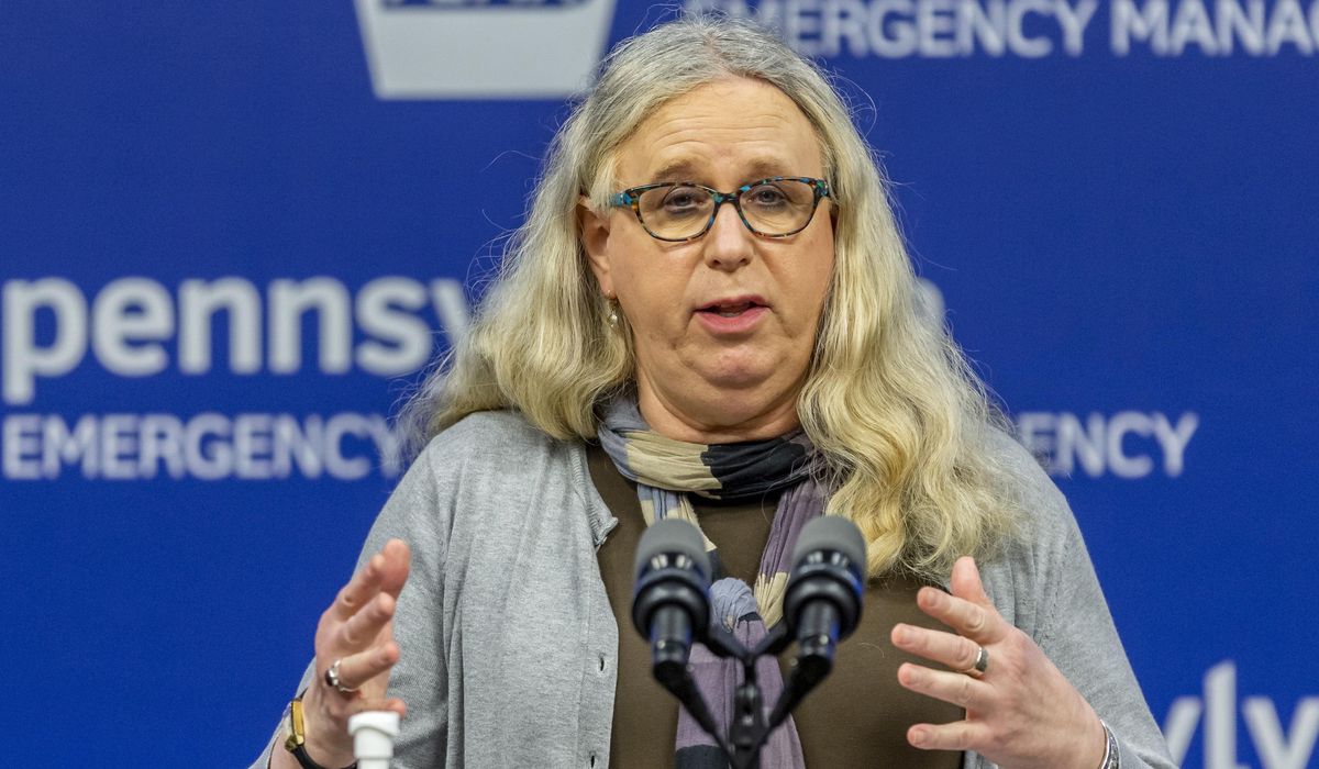 Rachel Levine becomes first transgender four-star officer,
will lead U.S. Public Health Service 1