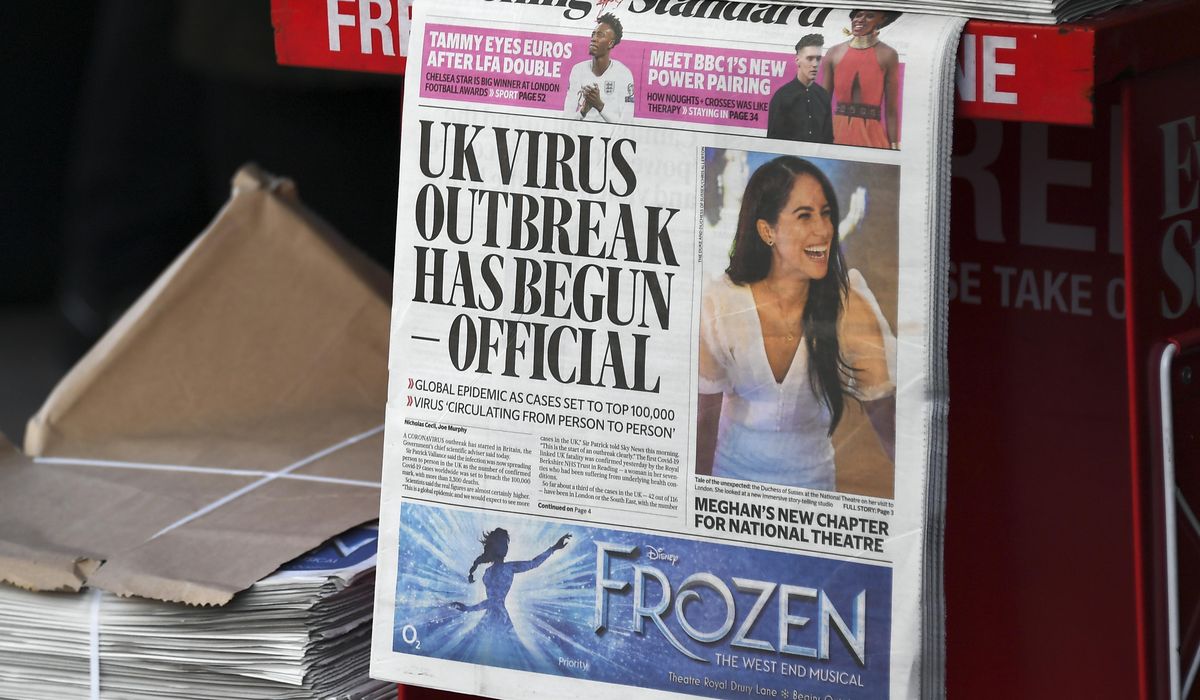 U.K.'s slow coronavirus lockdown cost thousands of lives:
Report 1