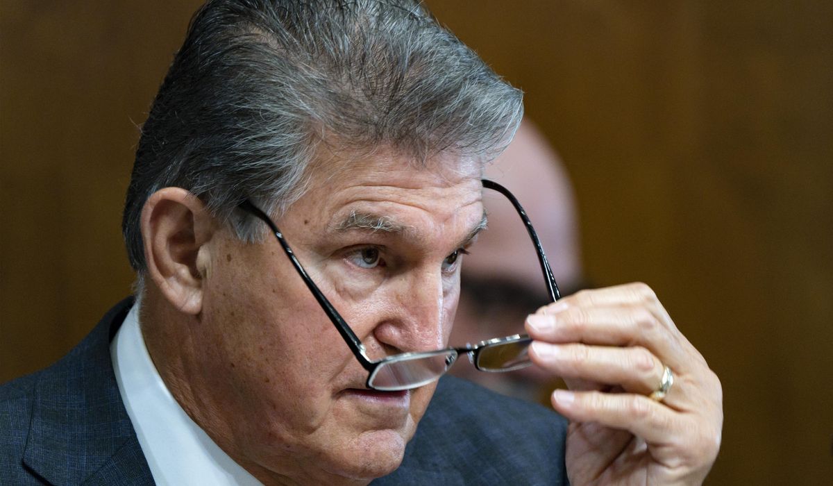 Joe Manchin 'open' to billionaires tax to pay for Biden
social welfare bill 1