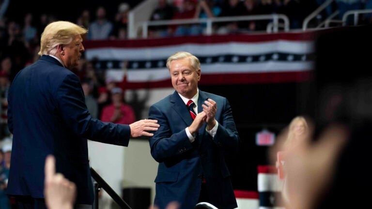 Lindsey Graham booed after telling Republicans they ‘ought
to think about’ getting a coronavirus vaccine 1