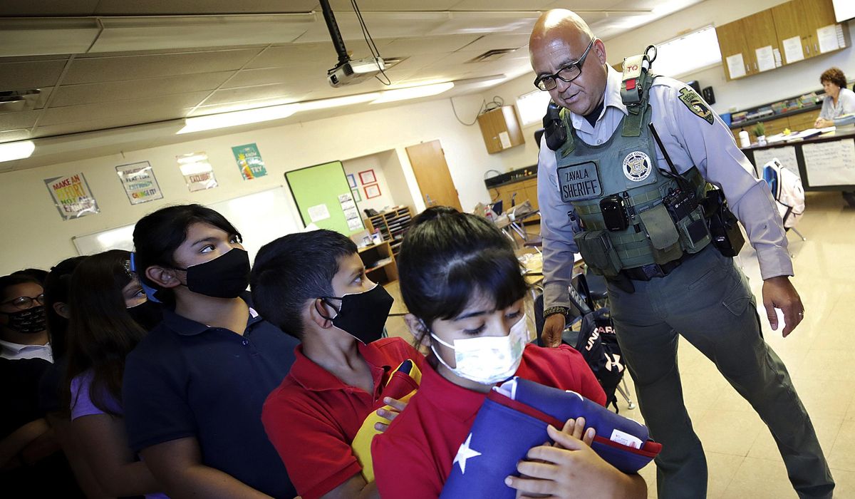 Challenge the TikTok challenge with school resource
officers 1