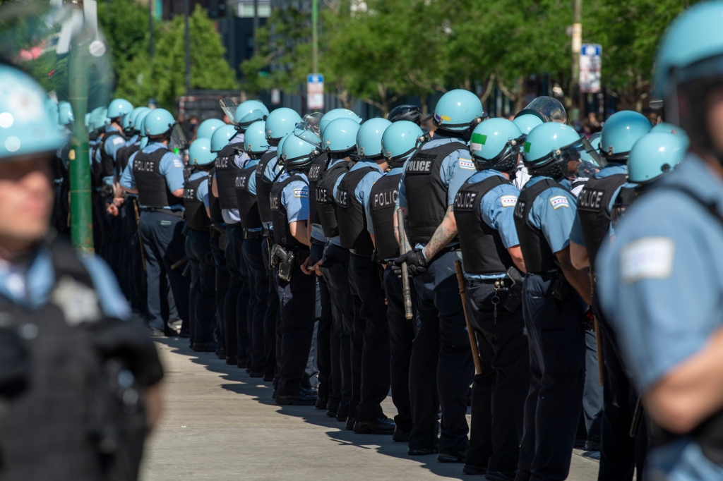 35% of Chicago police officers refuse to report vaccination
status 1