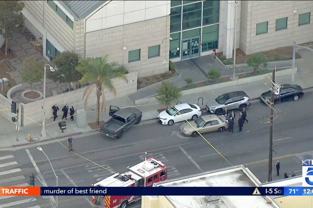 14-year-old in custody for allegedly shooting LAPD officer
driving to work 1