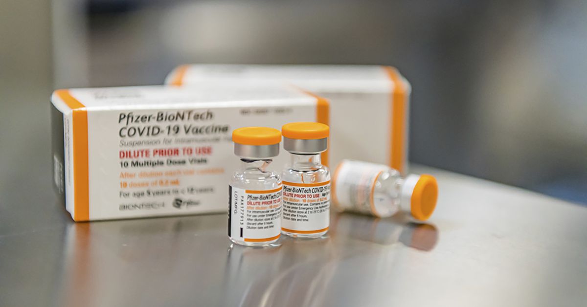 Pfizer says COVID-19 vaccine more than 90% effective in
kids 1