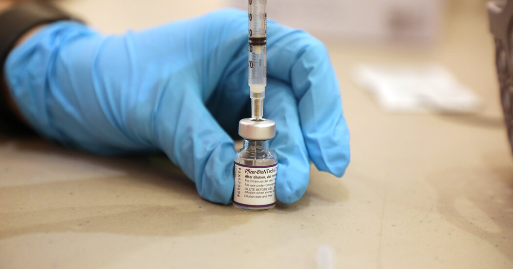 F.D.A. Expected to Clear Pfizer Coronavirus Vaccine for
Young Children 1