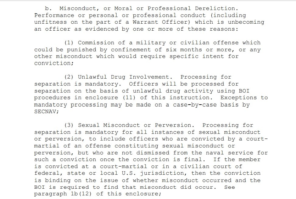 Navy To Separate Unvaccinated Officers Under Same Category
Used For Drug Offenders and Sexual Deviants 1