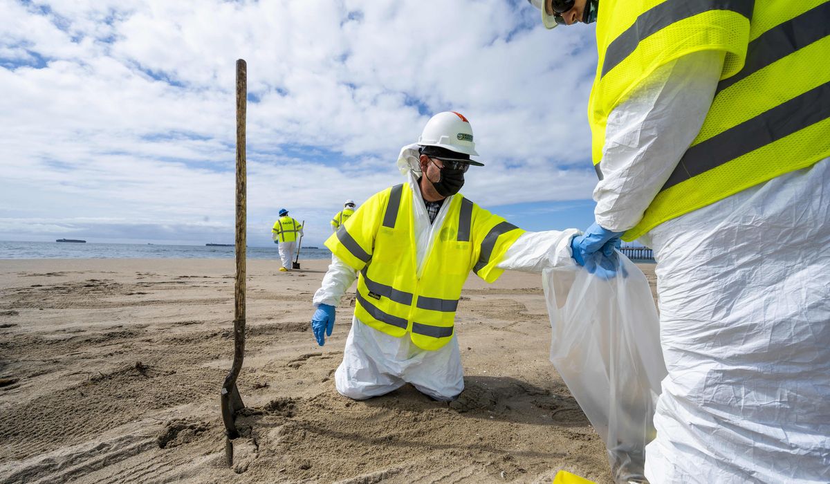 Southern California beach set to reopen after oil
spill 1