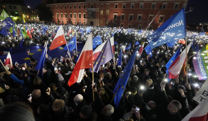 Polish Prime Minister Calls 'Polexit' Fake News Day After
Massive Protests 1