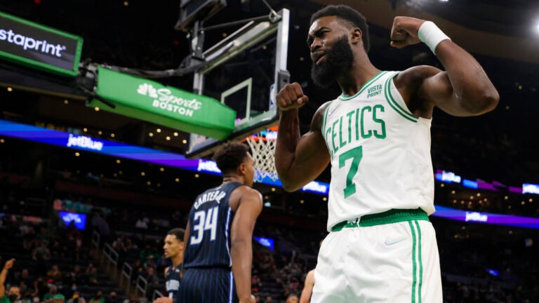 4 takeaways as Jaylen Brown returns in Celtics’ preseason
opener vs. Magic 1